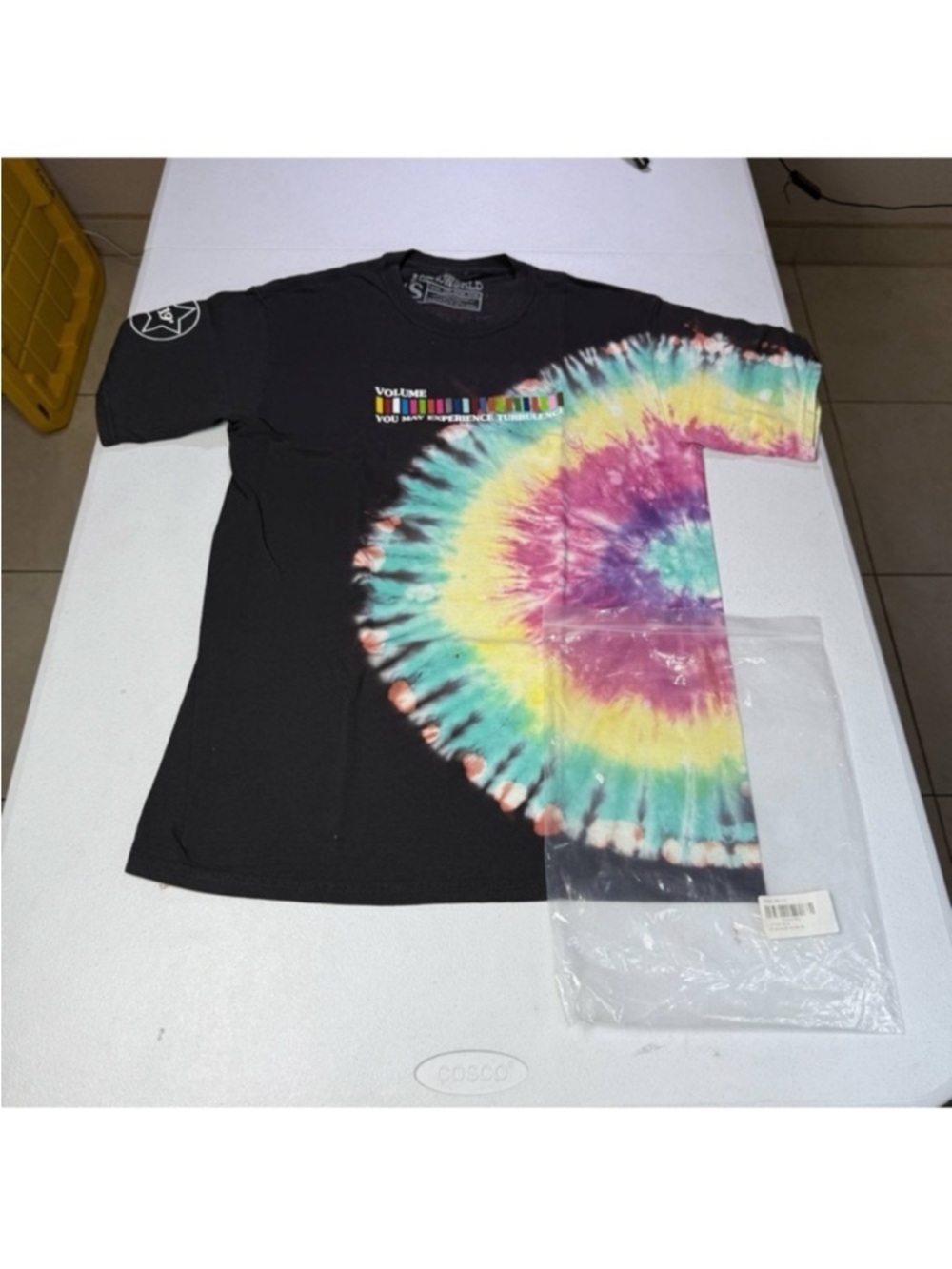 New TRAVIS SCOTT
ASTROWORLD FESTIVAL RUN
TIE DYE T SHIRT Sz S